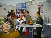 Energie und Power am IHK-Messestand in Knzelsau